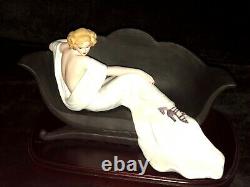 Louis Icart Porcelain Figurine 1937 Le Sofa Limited Edition Htf