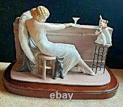 Louis Icart Porcelain Figurine Sculpture 1932 Cocktail 1162 Of Ltd Edition 10,00