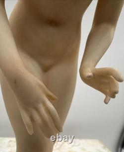 Lovely Painted Nude Lady Figurine Unterweissbach Germany Mark 9288