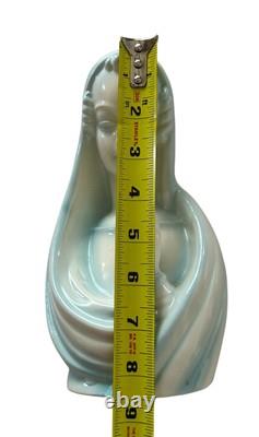 Madonna Porcelain Figurine Statue Erphila Czechoslovakia Art Deco 8.5 Vintage