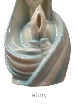 Madonna Porcelain Figurine Statue Erphila Czechoslovakia Art Deco 8.5 Vintage