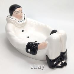 Mann Japan Pierrot Porcelain Harlequin Vanity Dish Art Deco Charm