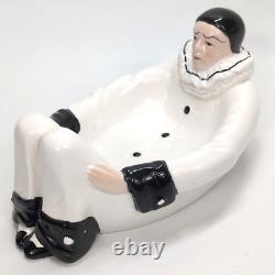 Mann Japan Pierrot Porcelain Harlequin Vanity Dish Art Deco Charm