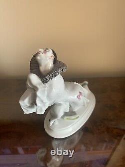 Meissen Pierrot Russian Ballet Porcelain Figurine