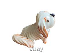 Metzler Ortloff Figurine Pekingese Dog Bosse Germany Porcelain Art Deco Rare
