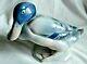 Metzler & Ortloff Mallard Duck Blue & White Vintage Art Deco Germany Porcelain