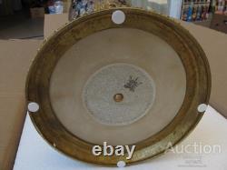 Monumental Art Deco Egg-Shaped Vase Ceramic & Bronze Sign Decor Art Gift Home