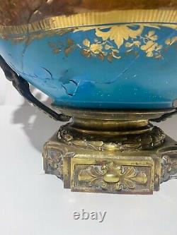 Monumental Sevres Style Cache Pot large 19th century deco antique art porcelain