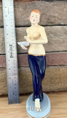 Moriyama Mirror Image Pair Art Deco Figurines KAW