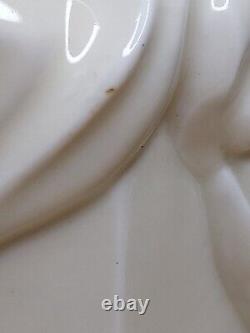 Neutettau Germany Nude Female Porcelain Sculpture Art Deco Nouveau Statue Vtg