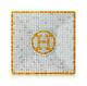 New Hermes Mosaique Au 24 Gold Square No. 1 Plate #p026041p Brand Nib Save$ F/sh