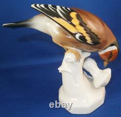 Nice 20thC Schwarzburger Werkstatten Porcelain Bird Figure Porzellan Vogel Figur