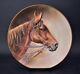 Nippon Blown Out High Relief Horse Wall Charger Plaque Antique Noritake Japan