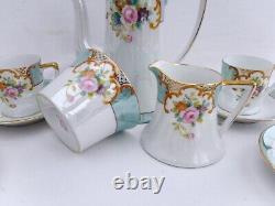 Noritake Art Deco Complete Coffee Set 1930's