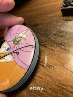 Noritake Art Deco Lusterware Vanity Powder Or Trinket Box Exquisite