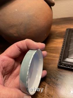 Noritake Art Deco Lusterware Vanity Powder Or Trinket Box Exquisite