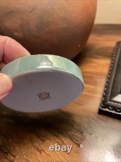 Noritake Art Deco Lusterware Vanity Powder Or Trinket Box Exquisite