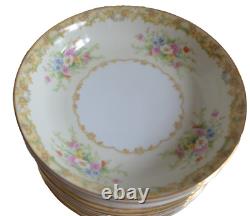 Noritake China Gramatan 12 Luncheon Plates 12 Bowls 5 Saucer 4 Cups Vintage 1933