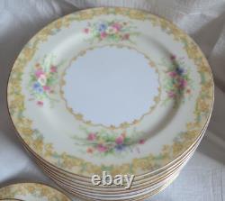 Noritake China Gramatan 12 Luncheon Plates 12 Bowls 5 Saucer 4 Cups Vintage 1933