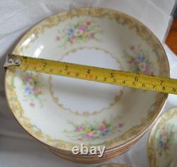 Noritake China Gramatan 12 Luncheon Plates 12 Bowls 5 Saucer 4 Cups Vintage 1933