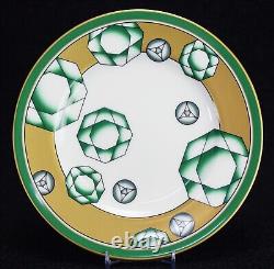 Noritake Emeralds Motif Art Deco design