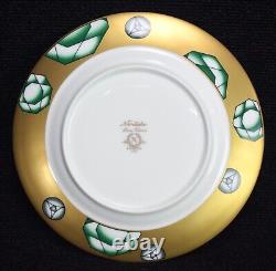 Noritake Emeralds Motif Art Deco design