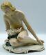 Nude Lady Figurine With Large Water Lily Karl Ens Germany Video