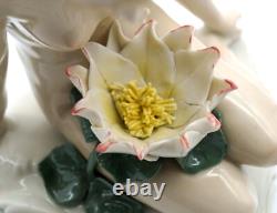 Nude Lady Figurine with Large Water Lily Karl ENS Germany Video