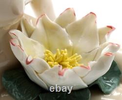 Nude Lady Figurine with Large Water Lily Karl ENS Germany Video