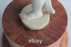 Nude woman porcelain prof. Otto Poertzel Germany Art Deco (68573)