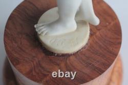 Nude woman porcelain prof. Otto Poertzel Germany Art Deco (68573)