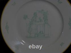 Nymphenburg Art Deco Porcelain Germany Biedermeier scenes Alfred Hagel Design