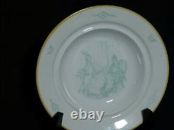 Nymphenburg Art Deco Porcelain Germany Biedermeier scenes Alfred Hagel Design