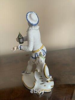 Nymphenburg Commedia Dell' Arte Bustelli Porcelain Figurine Pierrot