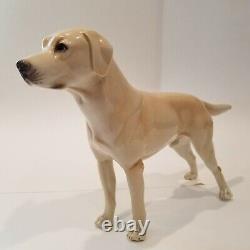 Nymphenburg Porcelain Large Labrador Retriever by Konrad Schmid 1930 Art Deco