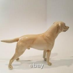 Nymphenburg Porcelain Large Labrador Retriever by Konrad Schmid 1930 Art Deco