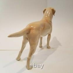 Nymphenburg Porcelain Large Labrador Retriever by Konrad Schmid 1930 Art Deco