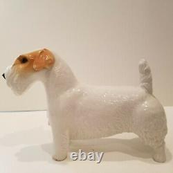 Nymphenburg Porcelain Large Sealyham Terrier by Konrad Schmid 1930 Art Deco