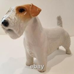 Nymphenburg Porcelain Large Sealyham Terrier by Konrad Schmid 1930 Art Deco