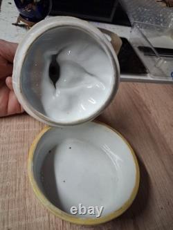 OISSEL LHR France Geneviève Granger Art Deco Porcelain Candy Box