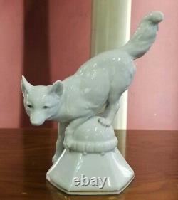 Old Art Deco German Porcelain Figurine, Fox