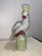Old Chinese Parrot Or Cockatoo Very Heavy Porcelain Beautiful Art Deco Signed