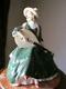 Original Antique Porcelain Figure Girl With A Lute 1910-1912 Marked Vienna