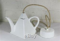 Original BTC Teapot Porcelain Ceiling Light Pendant based on Art Deco Tableware