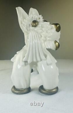 Original Kent Art Ware Porcelain Japan Dragon Dog Figurine 1930s Art Deco Yorkie