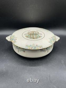 PAREEK Les Fontaines 1925 Paris Art Exhibition JOHNSON Bros. Covered Bowl