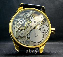 PHENIX Antique Men's Large Art Deco Wristwatch Porcelain Dial