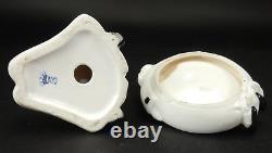 Pair of German Art Deco Porcelain Statues 5.5 inches