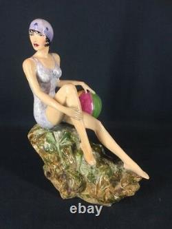 Peggy Davies Art Deco Figurine Original Colourway (ref Y042)