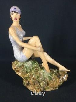 Peggy Davies Art Deco Figurine Original Colourway (ref Y042)